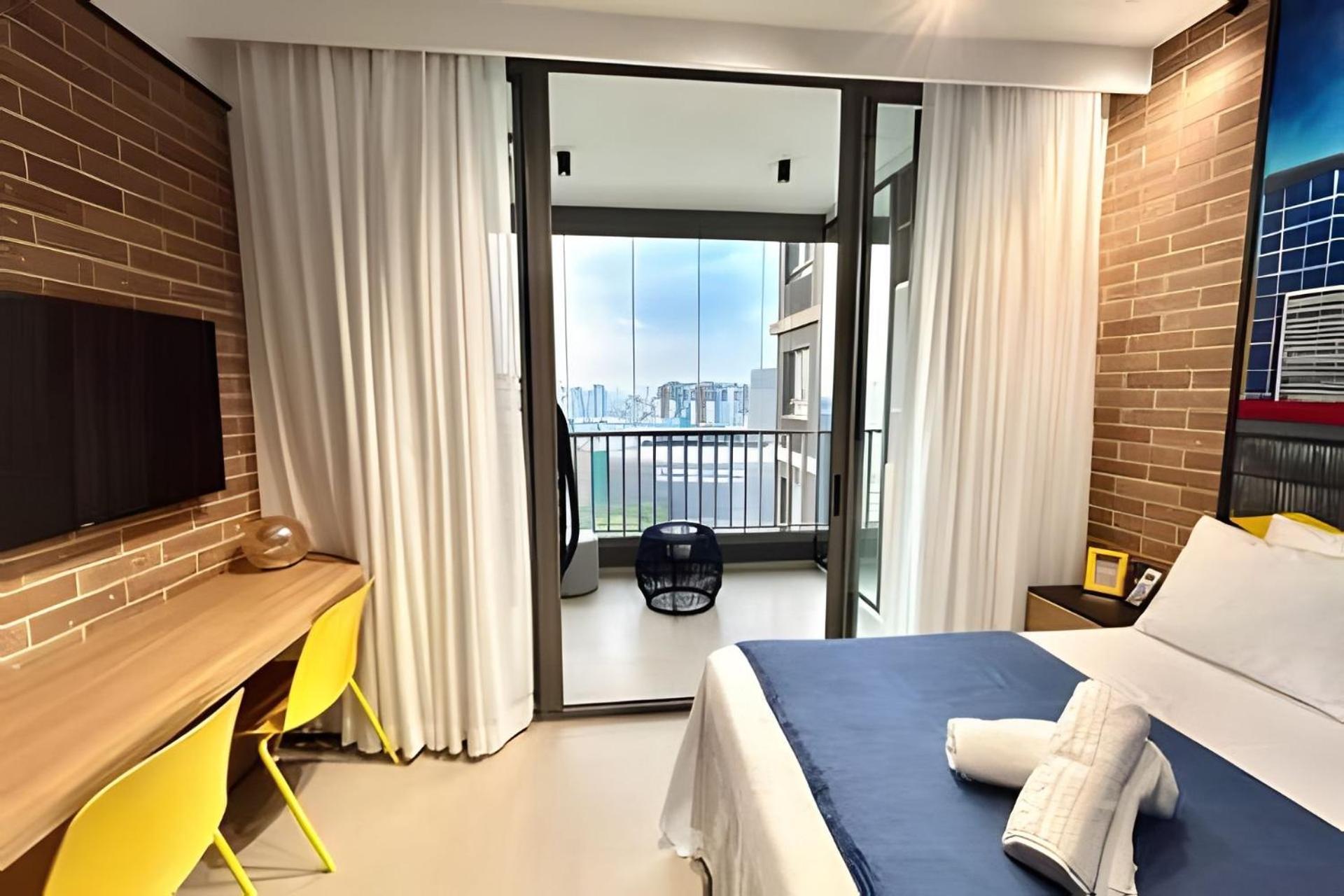 Studio/Moderno/200 M Allianz/Piscina/Wifi/Vaga Sao Paulo Dış mekan fotoğraf